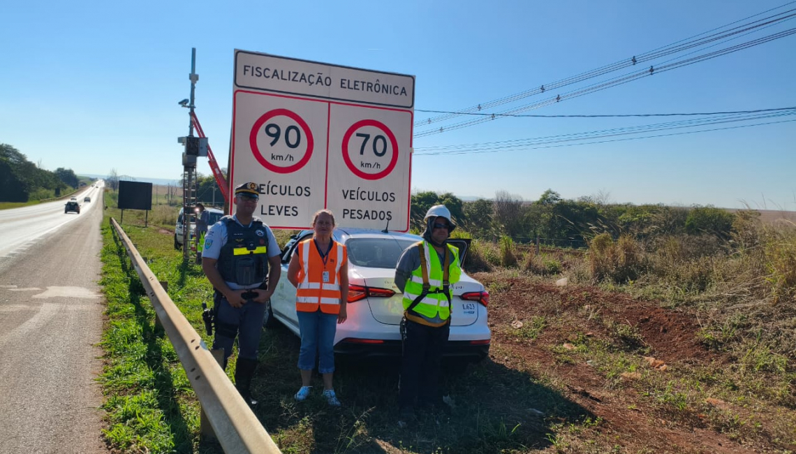 Em Pradópolis, Ipem-SP verifica radares nas rodovias SP-291 e SP-253